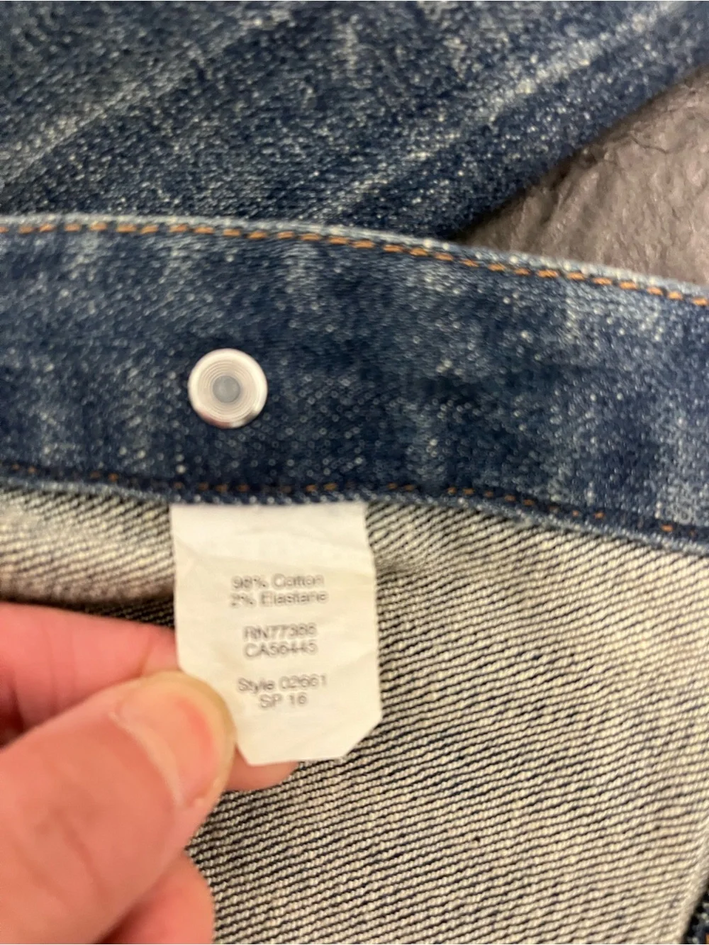 J. Crew Distressed Blue Denim Shirt Jacket